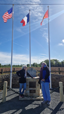 Andrea and Eric at the US monumnet to 38th SCB