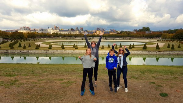 Fontainebleau Castle and its royal gardens