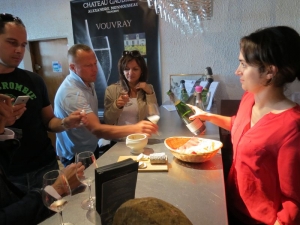 Wine tasting at Loire Valley wine producer