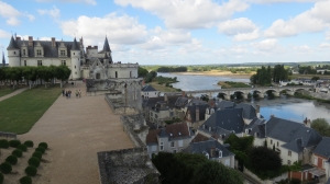 Château Amboise overlooking Loire River