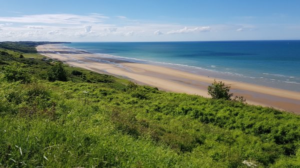 Omaha Beach panorama Normandy