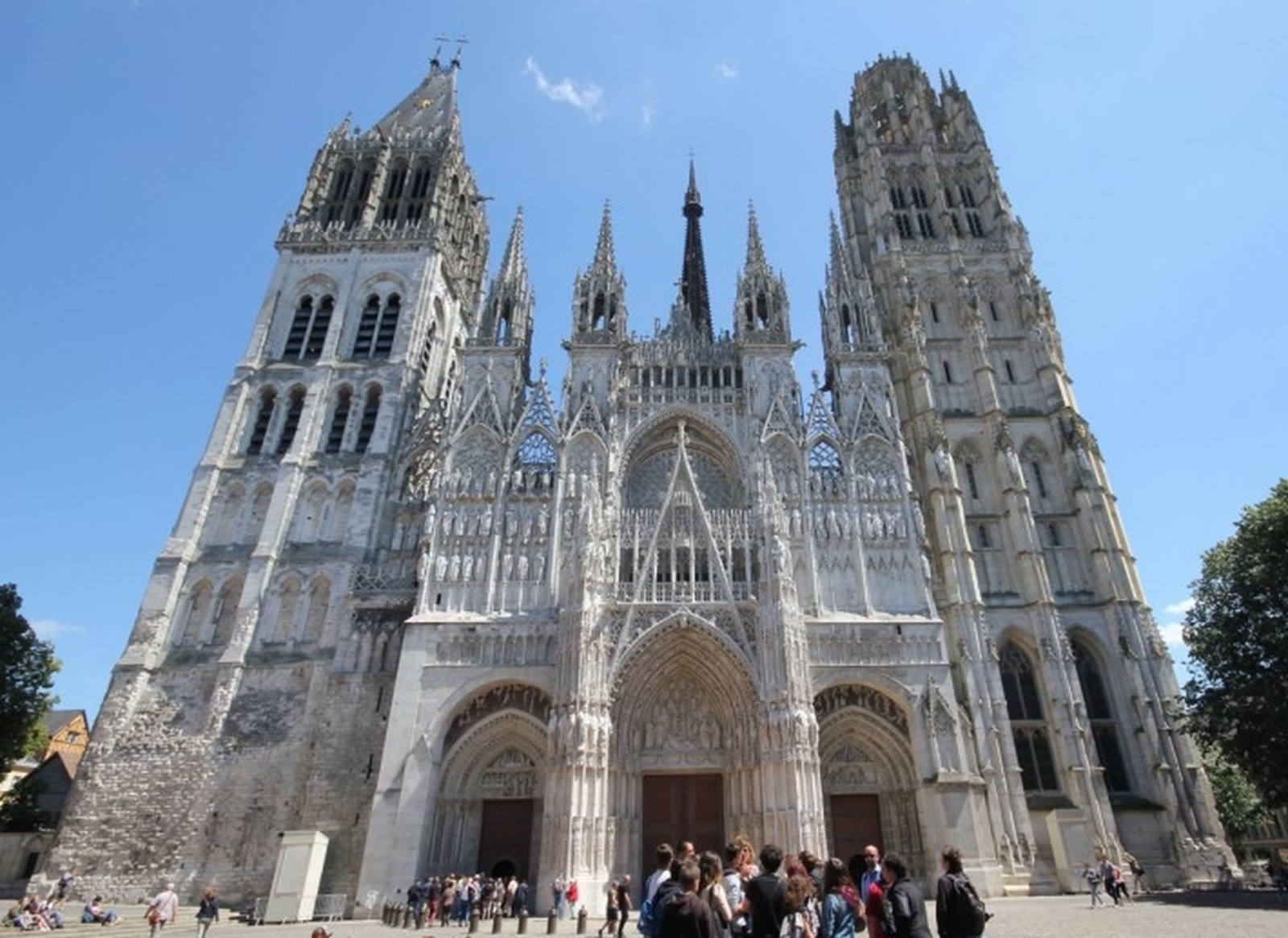 Famous Rouen cathedral