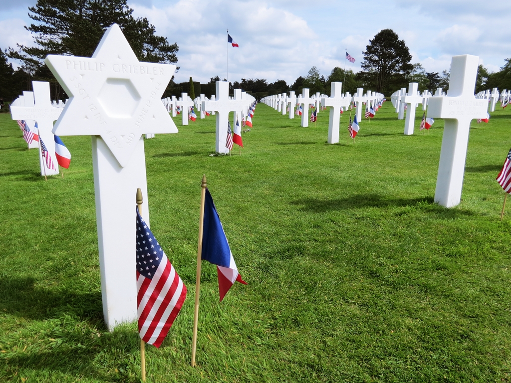 US cemetery at Colleville-Sur-Mer Normandy